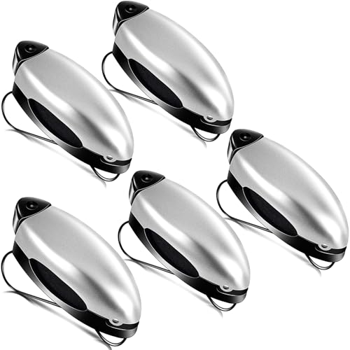 Image of Frienda 5 Pcs Sunglasses Holder for Car Sun Visor Clip, Sunglass Holder for Visor Eyeglasses Mount Ticket Card Clip Car Accessories for Women Men (Silver)