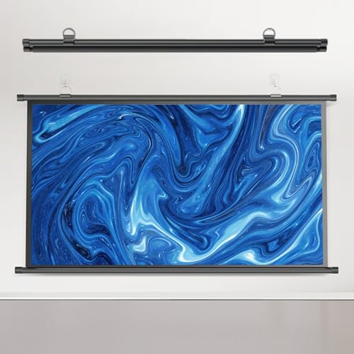 Pantalla Manual Retráctil para Proyector 72 pulg 16:9