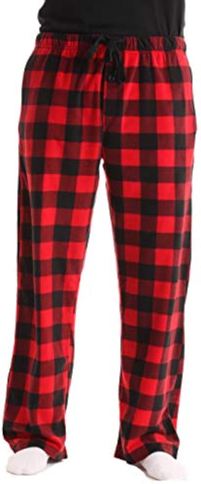 #followme Microfleece Men’s Buffalo Plaid Pajama Pants with Pockets