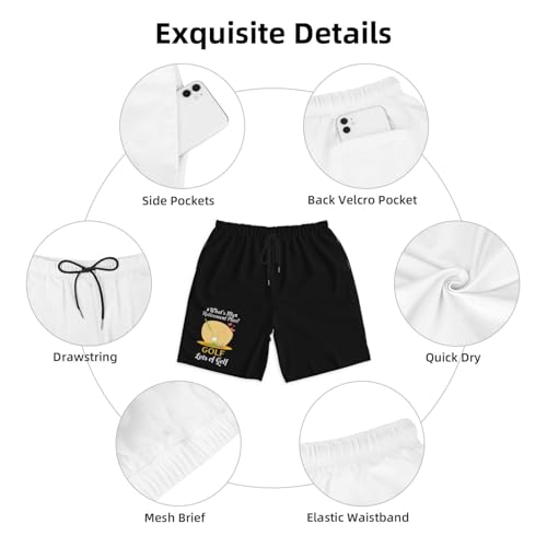 My Retirement Plan Golf Men's Quick-Dry Board Shorts 7" - Swim Trunks Summer Hawaii Beach4
