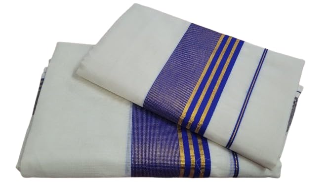 jagasree collections Kerala Kasavu Single Set mundu without blouse-picture-46