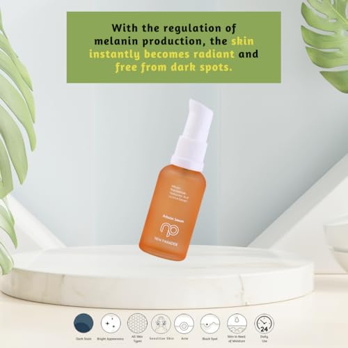 New Paradise Leke Gidermeye Yardımcı, Cilt Tonu Eşitleyici Arbutin Cilt Bakım Serumu 30 ml