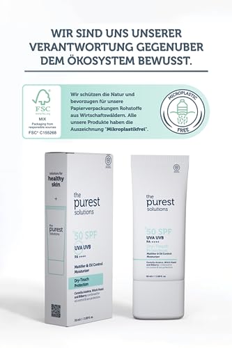 Mattierende Sonnenschutzcreme mit Trockeneffekt SPF 50 für fettige und Mischhaut – 50 ml – Ansicht 6