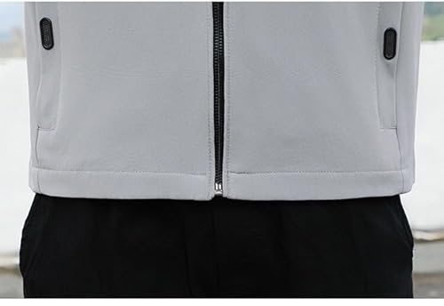 JMKEY Jaqueta masculina corta-vento leve, de manga comprida