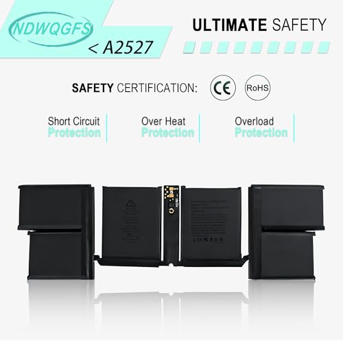 Image of A2527 A2485 Laptop Battery Compatible with MacBook Pro 16 inch A2485 (Late 2021) | 99.6Wh 11.45V Li-Polymer | EMC 3651