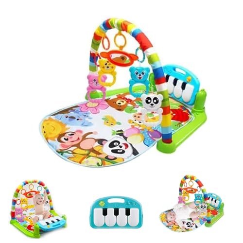 KidLe Baby Gym Activity Mat with Toys, Kick and Play Piano, ...