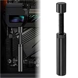 ✨【Fabrication de précision pour esthétique et durabilité】 Le support GPU subit un processus de finition premium : anodisation polie, sablage et polissage CNC. Ce traitement offre une résistance exceptionnelle et en fait un élément esthétique pour votre setup PC.