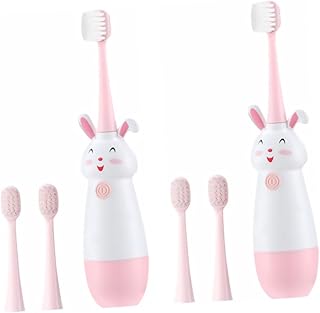 HEALLILY 2 Conjuntos Escova De Dentes Elétrica Escova De Dentes Infantil Escova De Dentes Infantil Para Sonic Escova De Dentes Eletrônica Sonic Vibra Escovas De Dentes Escova De Dentes Abs