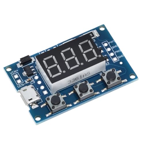 DC 5-30V Micro USB 5V Power Independent PWM Signal Generator 2 Channel Dual Way Digital LED Duty Cycle Pulse Frequency Board New for Arrival 2025 High for Quality