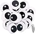 i-mondi® 20 Wackelaugen selbstklebend 30mm groß Googly Eyes Schwarz-Weiß - Wackelaugen zum Basteln - Kulleraugen selbstklebend - Bastelaugen selbstklebend - Google Eyes Goggly Eyes