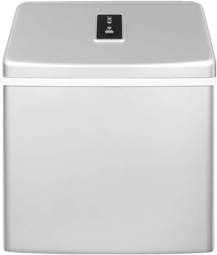 Portable Ice Cube Maker for Countertop 33LB Round 24H 24 Ice Cubes Ready in 10 Minutes Perfect for Home