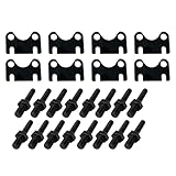 SBC 3/8 Rocker Arm Studs & Guide Plate Kit Compatible with Chevrolet Suburban Impala Trailblazer Silverado 1500 2500 Tahoe Camaro GMC Yukon XL Envoy Sierra 1500 Buick Pontiac Hummer