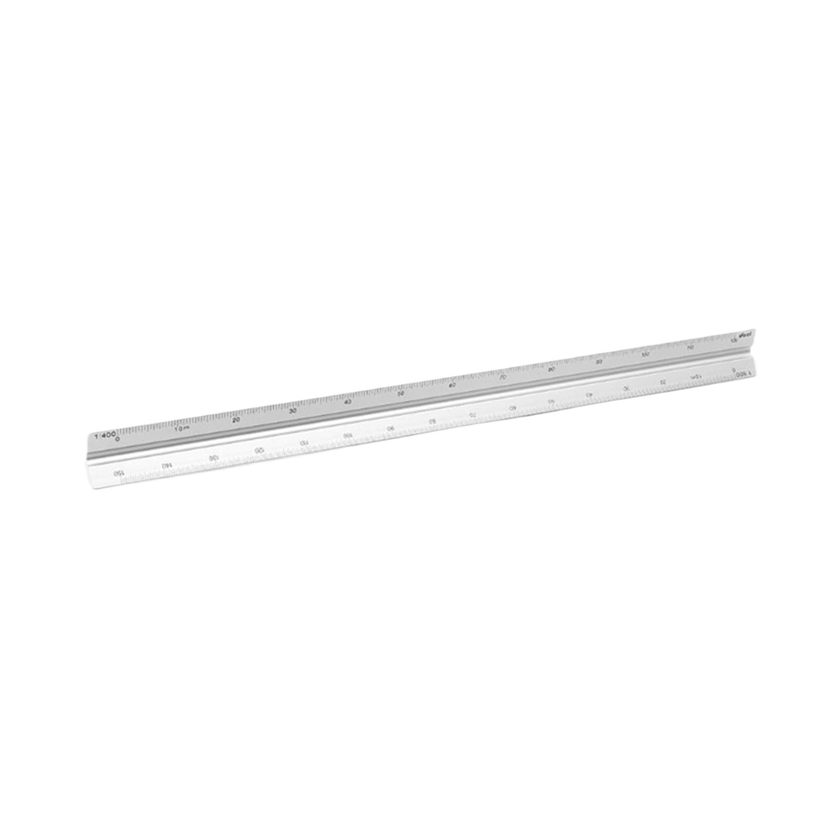Aywtiun Green Architectural Scale Ruler High Precision Aluminum Triangular Scale Ruler 30Cm Accurate Drafting Tool For Architectural Drawings Students Engineers(Green)