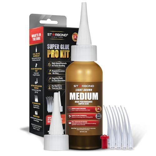 STARBOND Light Brown Medium CA Glue (2oz)