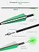 TOPARCHERY Crossbow Bolts 20 Inch with Lighted Nocks, Carbon Crossbow Arrows for Practice Outdoor Hunting (Green)