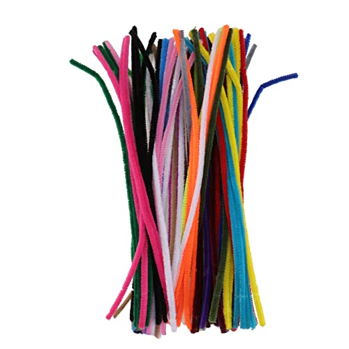 WEKAMOS 100 Piezas Unidades Palitos de Peluche para Gato Colores Surtidos Juguetes DIY Chenille para Mascotas Diversión Interactiva