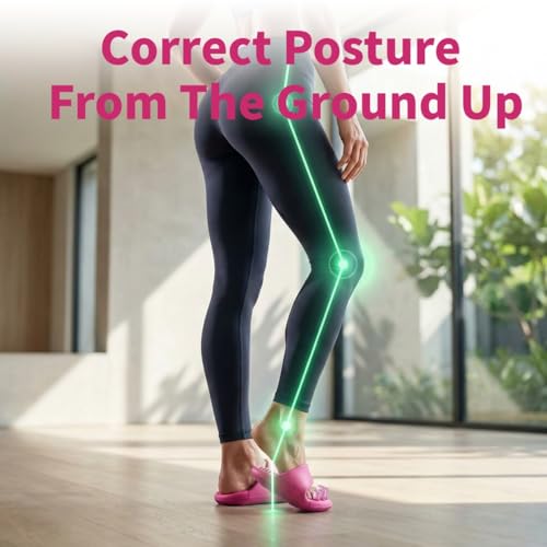 Image of Foot Arch Trainer for Plantar Fasciitis, Extra Wide Toe Splay Stretcher & Ankle Strengthener, Heavy Duty Flat Feet Arch Support for Women, Pilates Posture Corrector