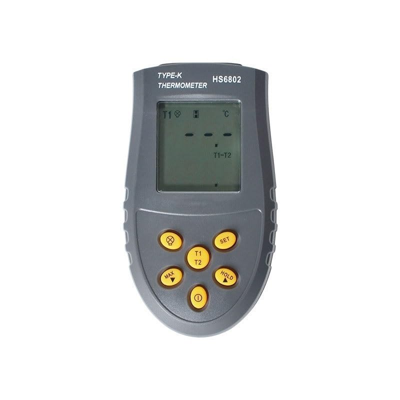ABS Digital Liquid Crystal Handheld Paths Point Thermometer Easy to Read