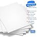 Canvases for Painting 48 Pack, 8x10 inch Blank Canvas Boards, Primed Acid-Free 100% Cotton Canvas Panels for Acrylic Oil Tempera Watercolor Paints, Art Supplies