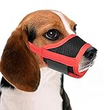 Crazy Felix Dog Muzzle, Adjustable Dog Muzzle to Prevent Biting Chewing and Nipping, Nylon Soft Dog...