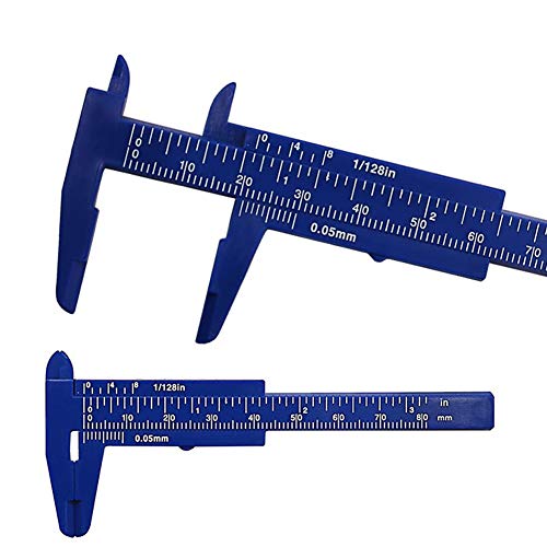FUVOYA - Medidor de Calibre de Vernier (80 mm), Azul Cover