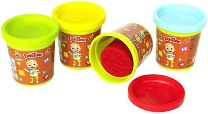 DohTime3oz Cocomelon 4 Colors Dough