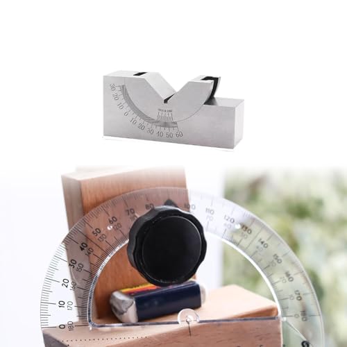 Kokiya AP25 Adjustable Micro Angle Gauge Angle V Block,Adjustable Angle Gauge,Accessory,High Performance, 0-60 Degree High Precision