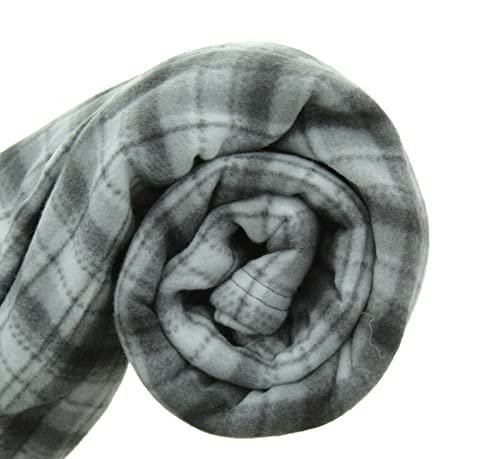 Comfy Lifestyle Men's Pajama Pants, Lightweight Soft Fleece Plaid Casual Sleep Lounge Bottoms with Pockets2