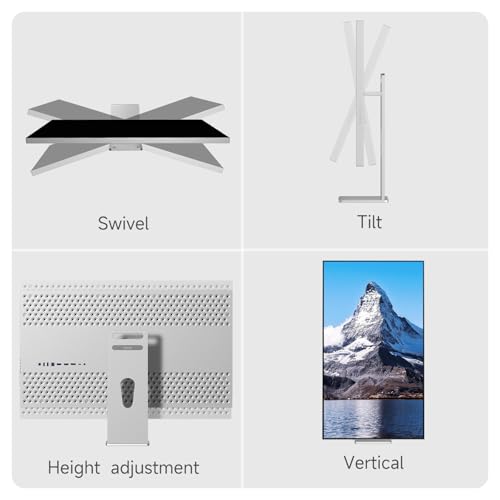 Image of 32 Inch 4K Computer Monitor 144Hz UHD, 32 inch Nano IPS HDR Gaming Monitor, 3840x2160, 3000:1 Contrast Ratio, 99% DCI-P3, USB-C 65W Charging,PC Monitor for Desktop（8 Interfaces）