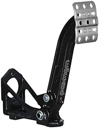 Speedway Motors Hydraulic Clutch Floor Mount Pedal Kit with Wilwood 6:1 Ratio Pedal, 3/4 Inch Bore Clutch Master Cylinder, Push-Type Slave Cylinder and Adjustable Pushrod