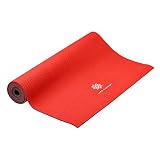 Life Energy 6mm Reversible Non-Slip Yoga Mat - Red, Grey