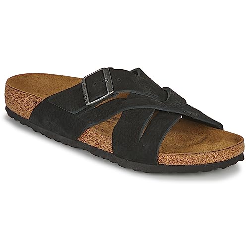 Birkenstock Lugano 45 en cuir nubuck nero de qualité supérieure