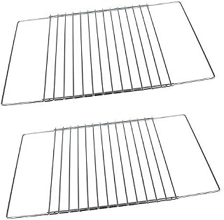 First4Spares 2 Pack of Adjustable Width Stainless Steel Oven Shelves for Smeg Cookers