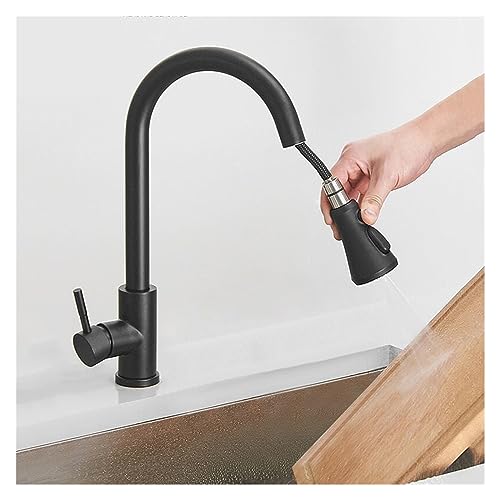 Grifo extraíble negro para fregadero que transforma tu cocina en un espacio funcional 3