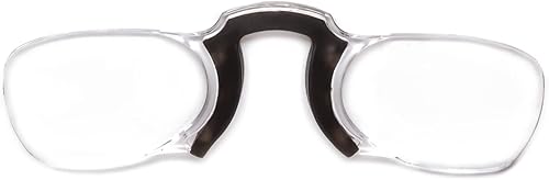 Miniatura 3 de Calabria Noz - Llavero para lentes de lectura sin brazos para la nariz, estuche rígido, para hombres y mujeres, para lector de bolsillo, mini