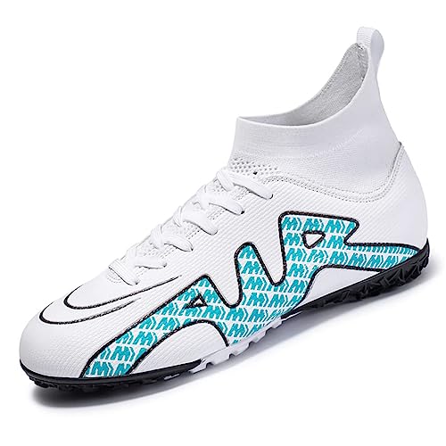 IFIKK Herren Fußballschuhe High Ankle Anti-Rutsch Fußballschuhe Kinder Professionelle Trainingsschuhe Fußballschuhe