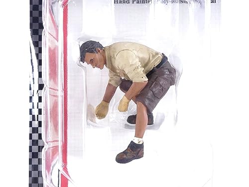 Figura Mecánico 4X4 con Accesorio para Modelos 1:18 miniatura 2