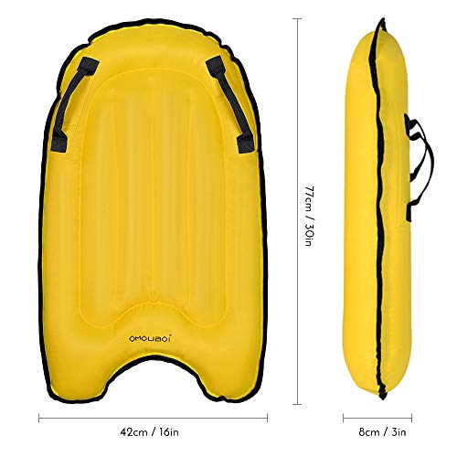 DECDEAL Placa do corpo de surf com bomba portátil inflável piscina flutuador praia placa de bóia de