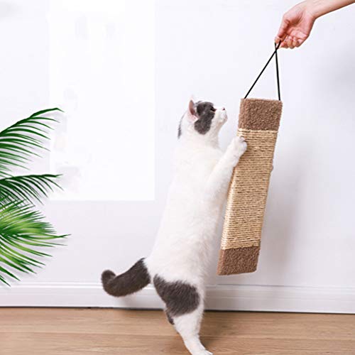 Balacoo Cat Scratch Pad – Almofada de raspagem para gatos de sisal para moer garras de brinquedo par