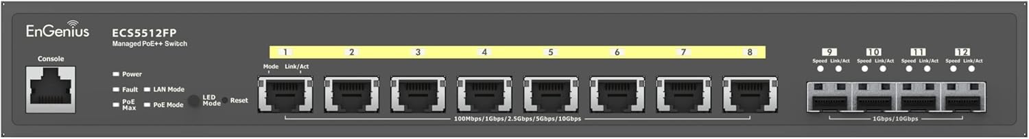ENGENIUS Routers - Wireless - Modem Marca Modello Cloud Managed Switch 8-​Port