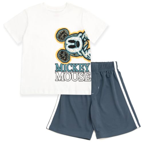 Image of Disney Mickey Mouse T-Shirt and Shorts Outfit Set Infant to Big Kid Sizes (12 Months - 12)