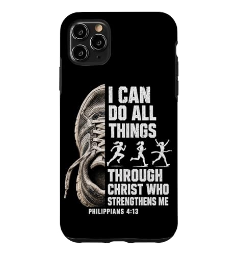 I Can Do All Things Through Christ �N���X�`���� ���������i�[ �X�}�z�P�[�X iPhone 11 Pro Max �p