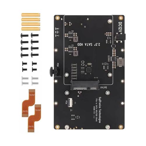 BULAIDAI X1008 PCIe Doppelerweiterungskarte unterstützt 3, 5-Zoll und 2, 5-Zoll Festplatten Schnelle Speicherlösung Schnelle Speicherlösung