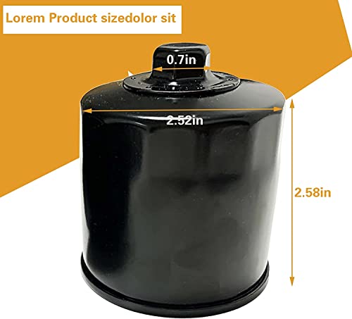 Suone 15200-003-0000 Oil Filter Compatible With Hisun Atv Utv 250 400 450 550 500 700 750 Including Massimo thumb #4
