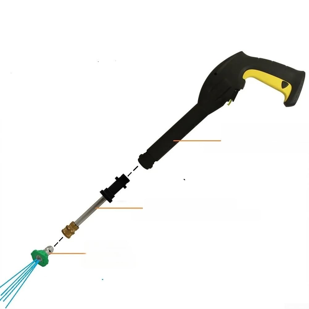 Adaptador para Conexión Rápida 1/4" para Kärcher K2-K7 Aluminio(Danish Niki model)