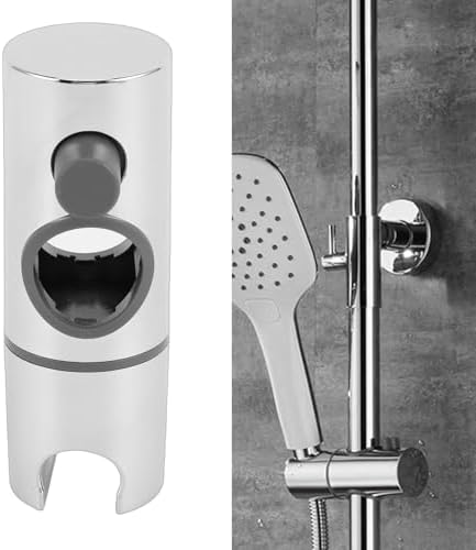 Adjustable Shower Bracket with Slide Bar Holder - 25mm Size for Bathroom Accessories