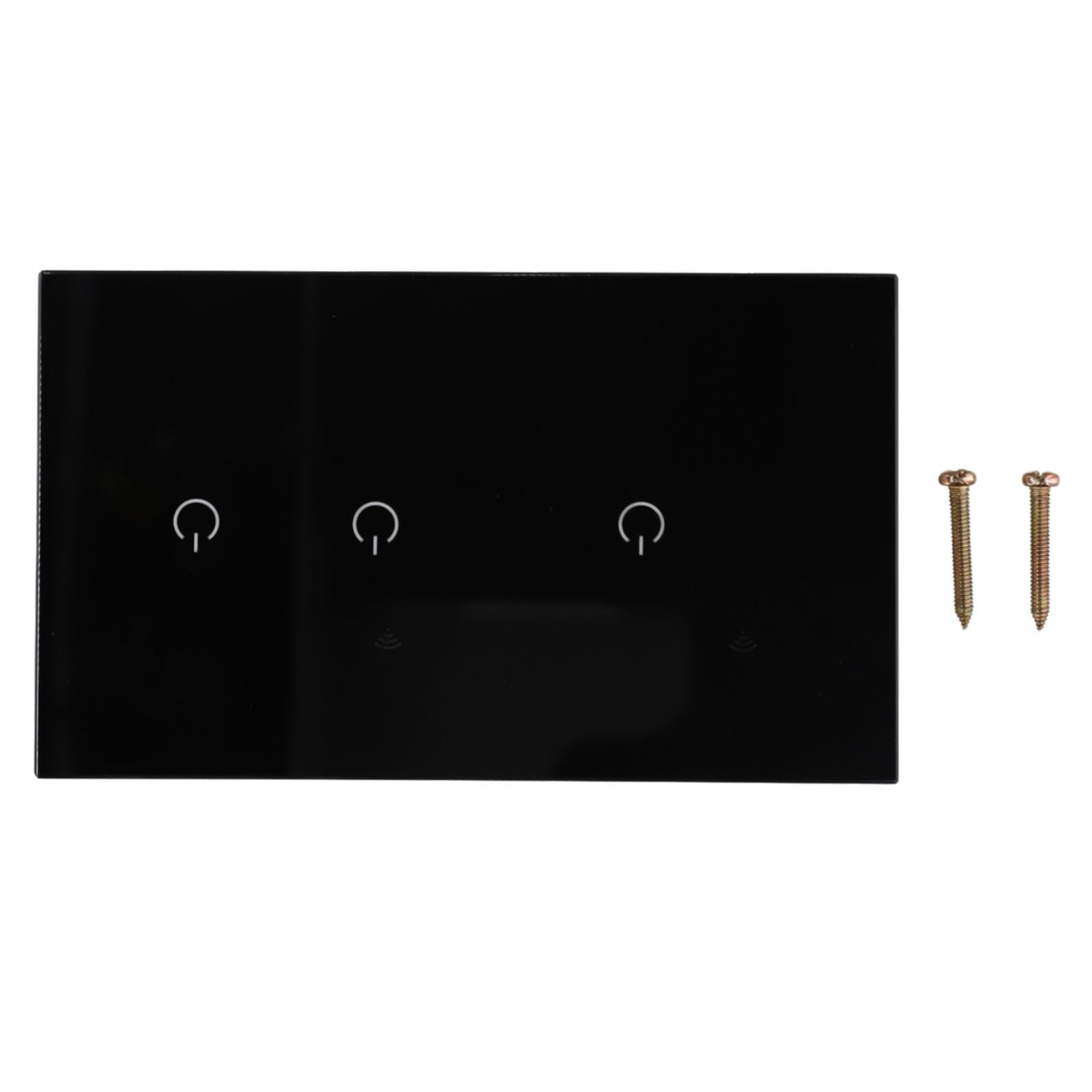 Interruttore smart WiFi Touch Light da 2 a 8 gang a 8 gang, pannello in vetro temperato, controllo vocale compatibile con Alexa e per app Tuya, 10A 100-240V cavo neutro in tensione