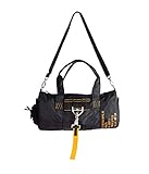 Farm Blue Military Man Duffle Bag – Vintage Tactical Duffel Bags with Pockets -Black