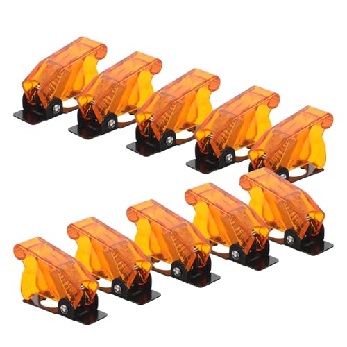 Cubiertas de interruptor PRETYZOOM de plastico naranja con protector simple para hogar