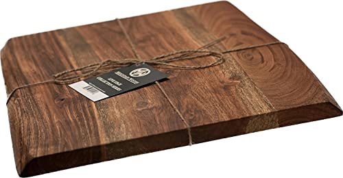 Tabla de cortar de madera acacia 15x12x0.75 pulg miniatura 7